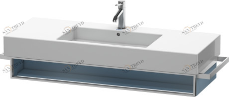 VE601504747 Тумбочка подвесная Vero #VE6015 1200 x 446 мм Каменно-синий глянцевый лак Duravit