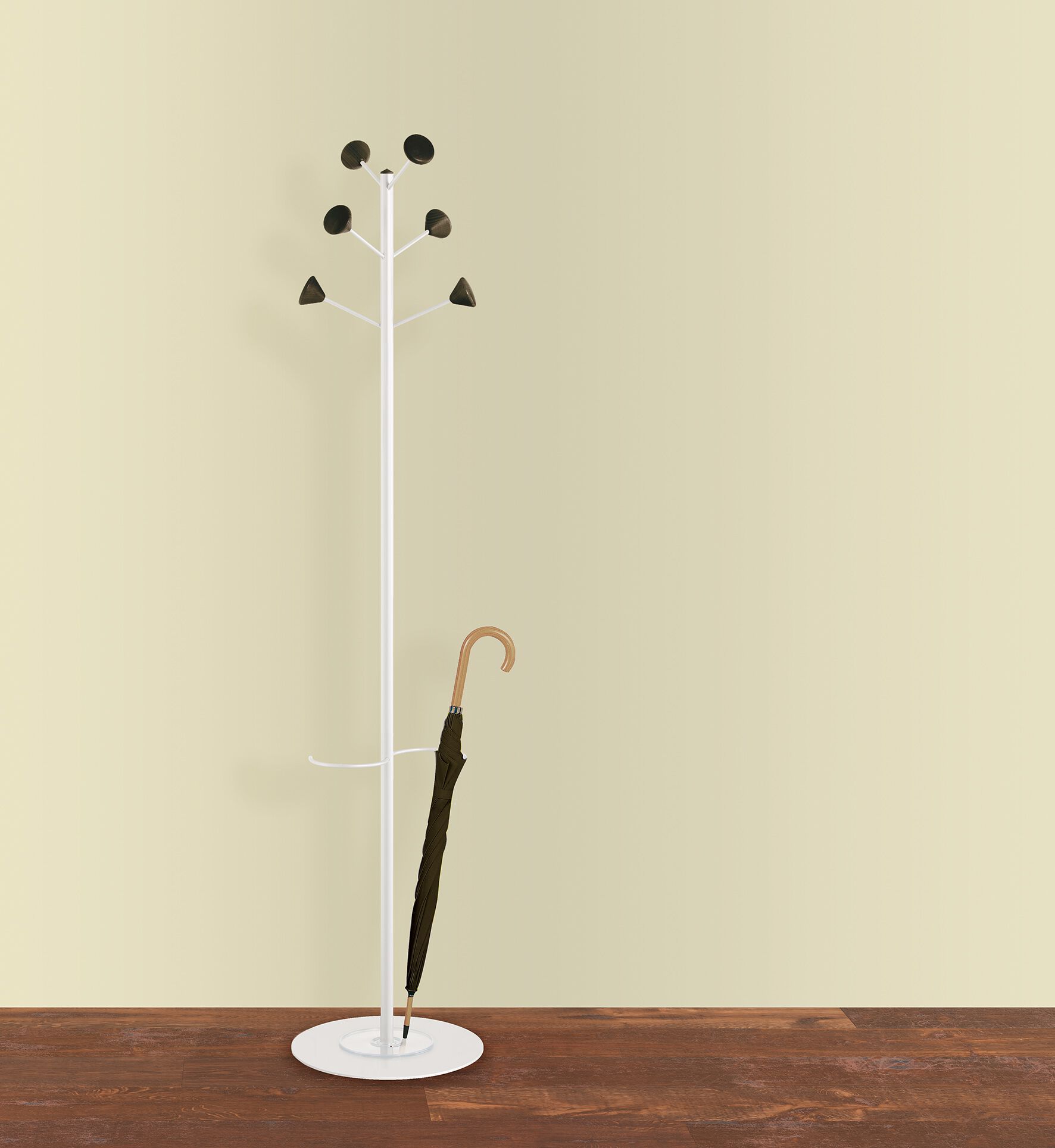 Стальная и деревянная напольная вешалка Manade Oléa ARCH-00000015 - Вид №1