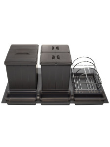 Система сортировки мусора Omega Duet 800/31 Anthracite NAVAKO