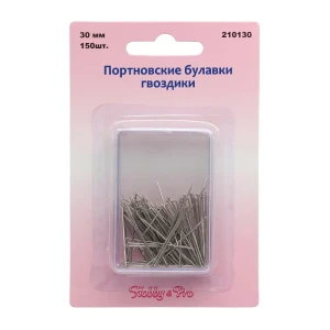 91383873 Булавки гвоздики портновские для шитья 30 мм 150 шт STLM-1044007