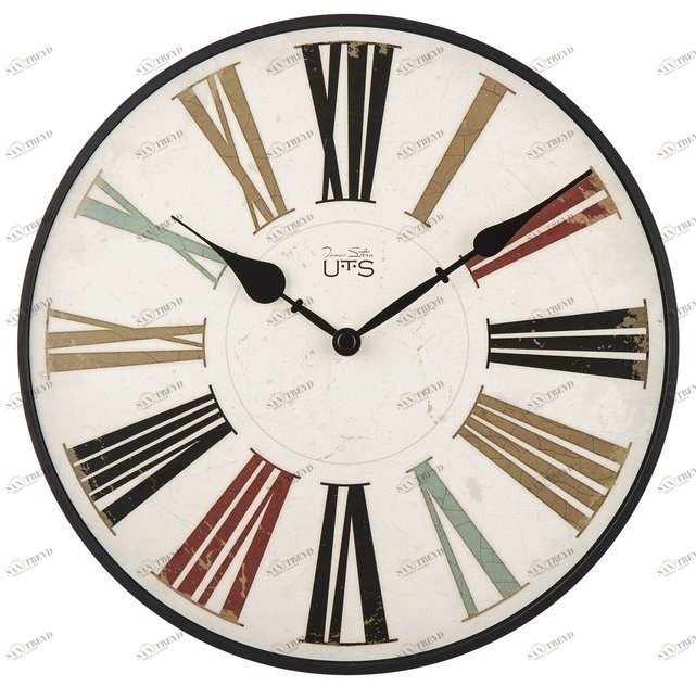 Часы настенные черные Tomas Stern 9072 TOMAS STERN  00-3872799 Черный 