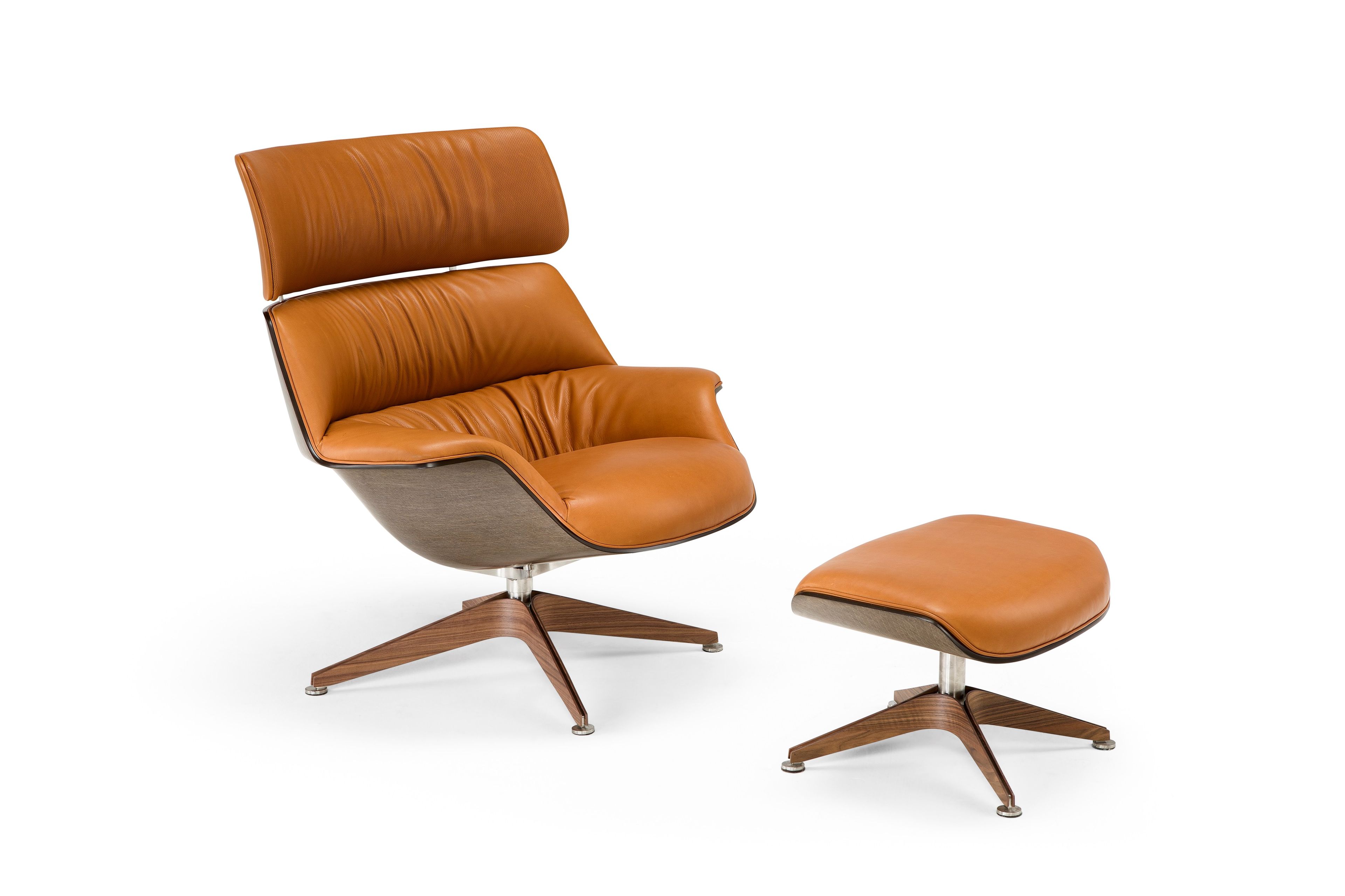 Спицевое вращающееся кресло с высокой спинкой Amura Coach ARCH-00090811 - Вид №17