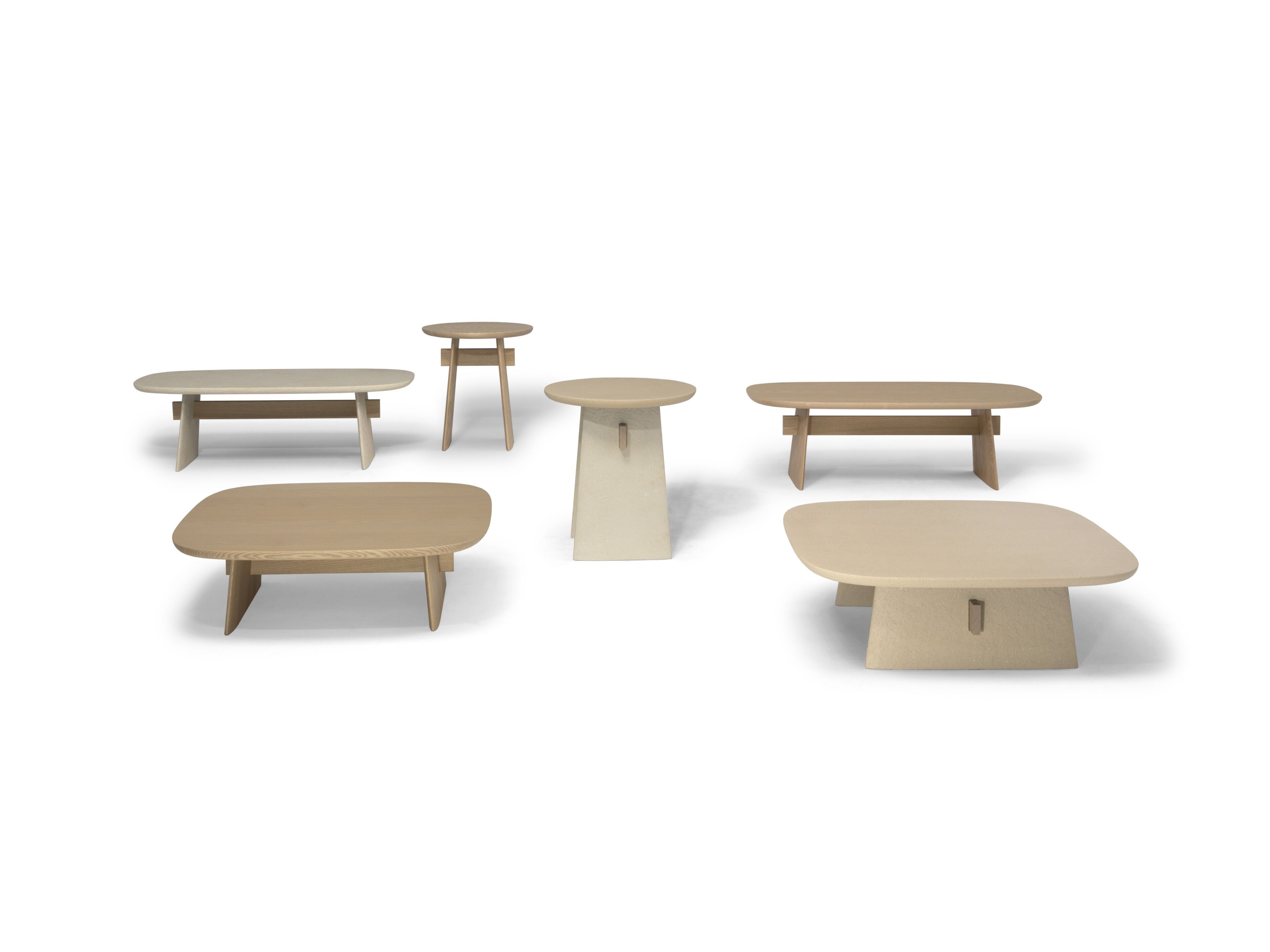 Низкий квадратный журнальный столик из ясеня Natuzzi Italia Adam ARCH-00068768 - Вид №3