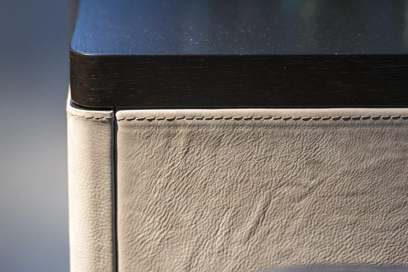 SELVA Комод с распашными дверцами из дерева и кожи  7175  - Вид №9