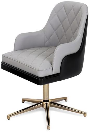 LUXXU Кожаное кресло руководителя с 5 спицами и средней спинкой Charla sun-id-1395180 - Вид №1