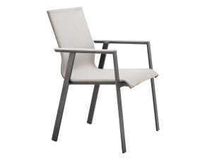 Алюминиевый штабелируемый садовый стул