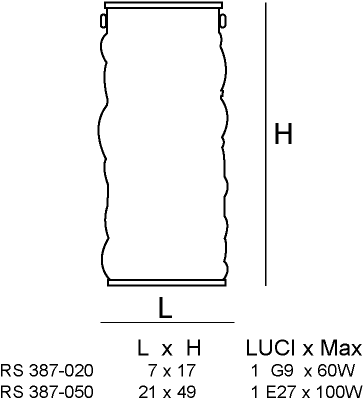 Siru Подвесной светильник из муранского стекла Orione Rs 387-020 - Вид №1