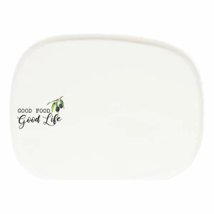 Тарелка фарфоровая белая обеденная Kitchen Elements EASY LIFE KITCHEN ELEMENTS 00-3946736 Белый