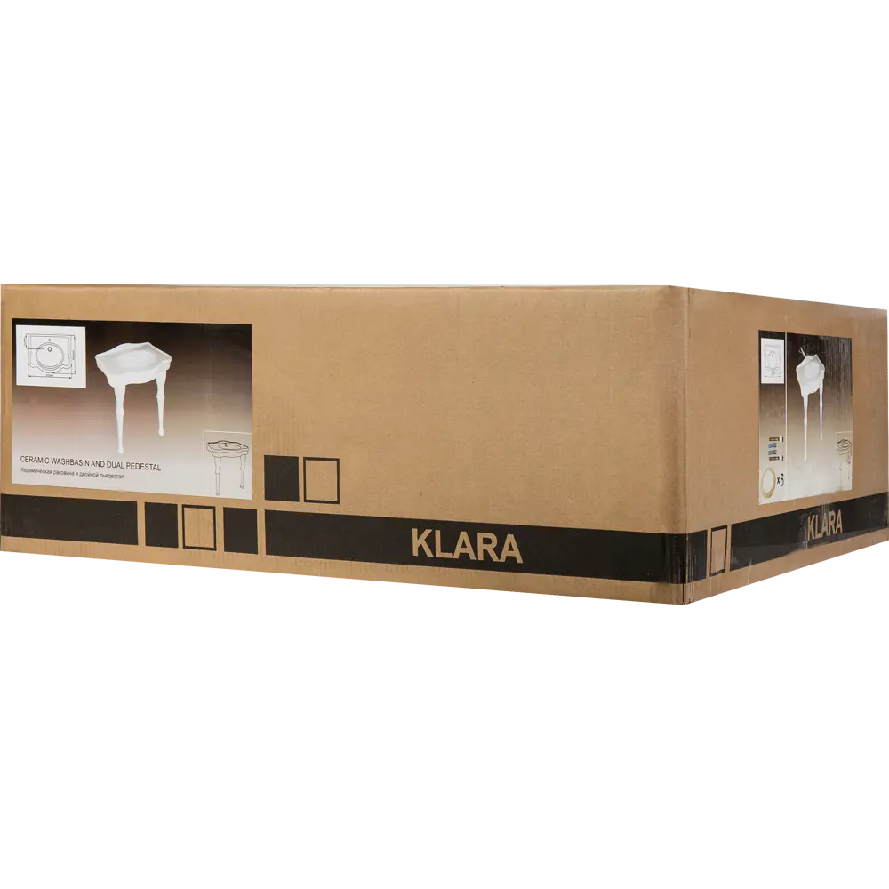 Раковина квадратная Sensea Клара, керамика, 55 см, цвет белый Без серии STLM-2007312 - Вид №5