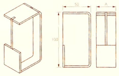 Металлическая утопленная ручка Dauby Pure® ARCH-00088857 - Вид №3