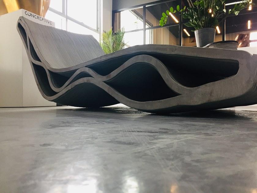 Concreative Садовая кушетка из бетона с 3d принтом  1903-048  - Вид №4