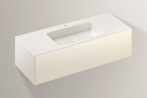 5157814000 Умывальник с тумбой, wp.folio5, белая, proshield, лакированная, шелковисто-матовый блеск, белый Alape серия FO (Folio)