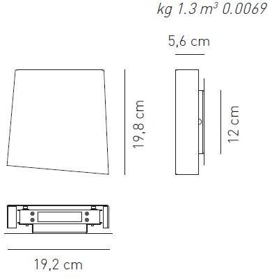 AXOLIGHT Настенный светильник из металла Rythmos sun-id-1451660 - Вид №7