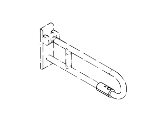 801.22D1S Угловая ручка, специальные длины HEWI HEWI active+  - Вид №5