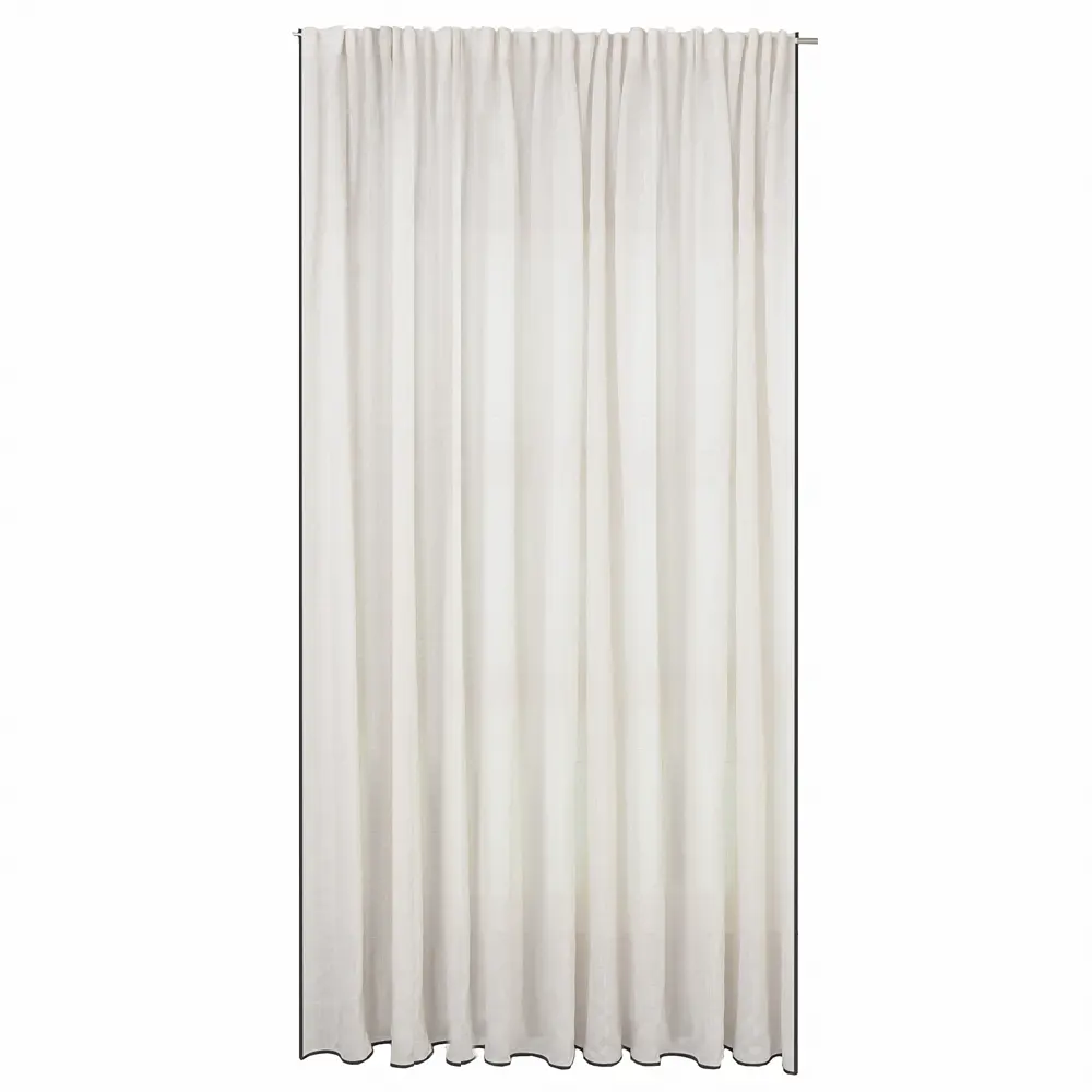 AMORE MIO Штора неоклассика бежевая на ленте для спальни 89433200 STLM-1582620 - Вид №6