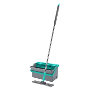 Набор швабра и ведро с отжимом 4 л Hitt Supreme Perfect цвет серый