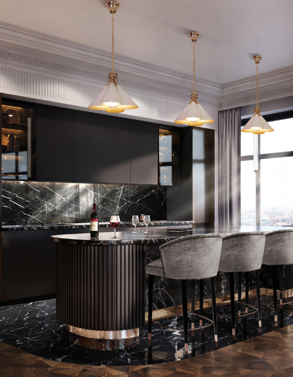 Барные стулья и табуреты Nuka Counter Stool Covethouse BRABBU  - Вид №3