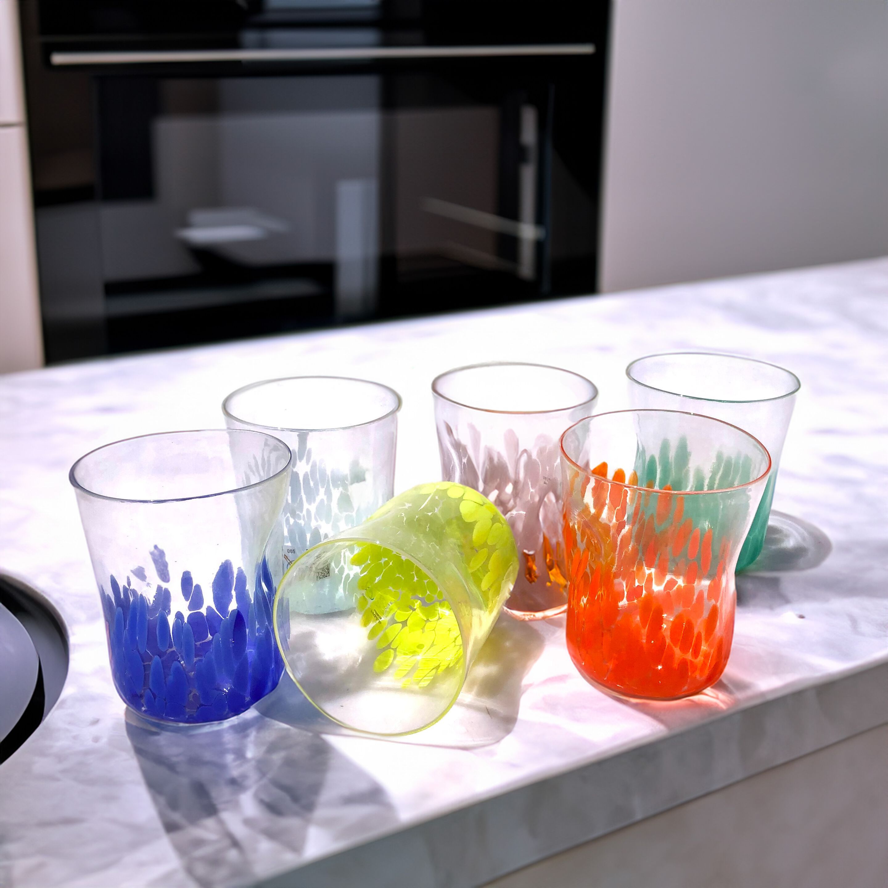 Набор из шести стаканов из муранского стекла ручной работы YourMurano готы ARCH-00107307 - Вид №5