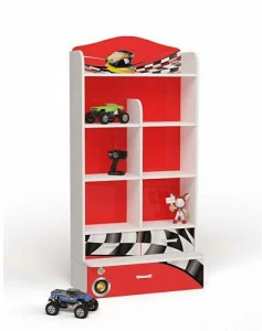 Стеллаж широкий ABC-KING Formula красная