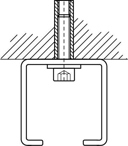 61381025 Монтажный элемент BIS Болты с внутренним шестигранником (BUP1000) для монтажа профиля WALRAVEN  - Вид №2