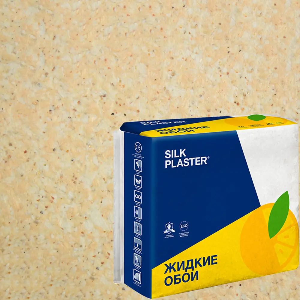 82736075 Жидкие обои Silk Plaster Absolute А303 0.83 кг цвет персиковый STLM-0035097