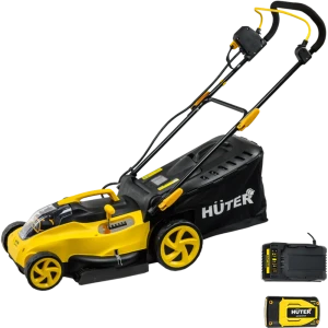 Газонокосилка аккумуляторная бесщеточная Huter CLM-40 LI 40 В 37 см 1x4 Ач АКБ и ЗУ входит в комплект 89364848 STLM-2071452