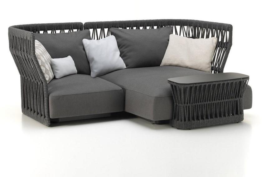 Talenti Модульный садовый диван из ткани и веревки Cliff sun-id-1425103 - Вид №1