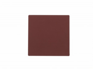 981804 NUPO red подстаканник квадратный 10x10 см, толщина 1,6 мм;LIND DNA