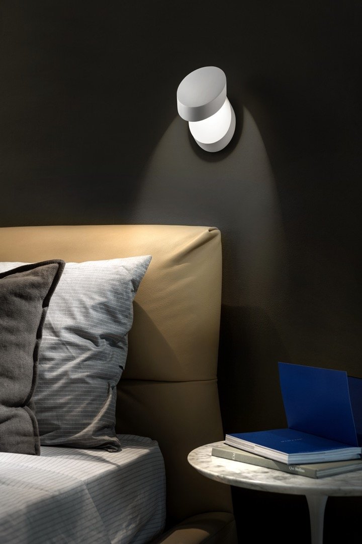 Studio Italia Design PIN-UP 155001 белый светильник настенно-потолочный LED с линзой 106864 - Вид №4