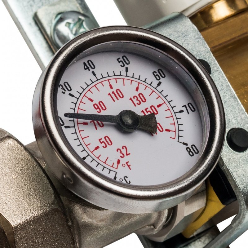 Распределительный коллектор из латуни STOUT 1" х 3/4" х 12 выходов без расходомеров SMB0468000012 - Вид №2