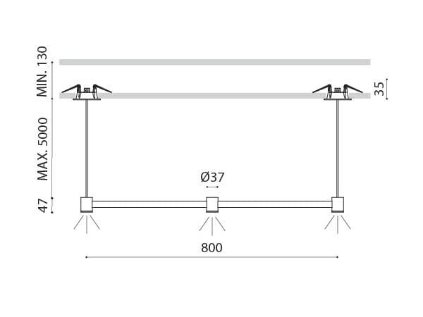 Латунный светодиодный подвесной светильник Arkoslight искусство ARCH-00028292 - Вид №10