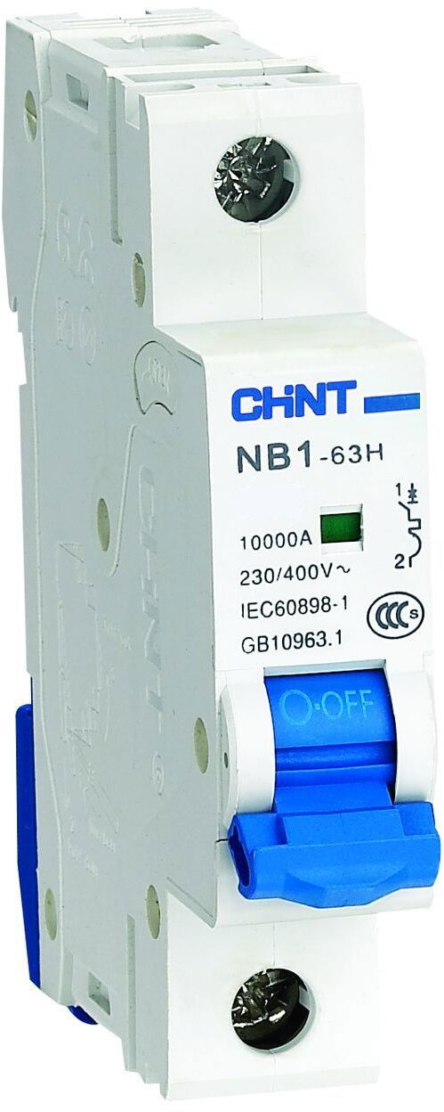 91052318 Автоматический выключатель NB1-63H 1P C40 А 10 кА 1000000109 STLM-0458582 CHINT