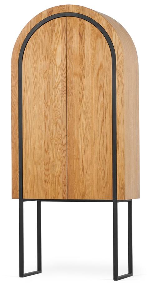 Milla & Milli Барный шкаф из массива дерева со встроенной подсветкой Offset sun-id-1345634 - Вид №1