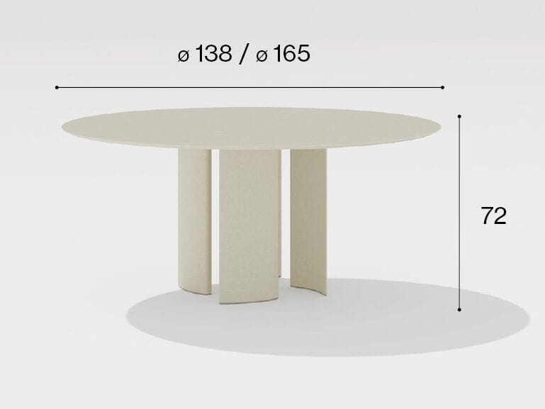 Круглый садовый стол из миномета FAST Naca ARCH-00078064 - Вид №7