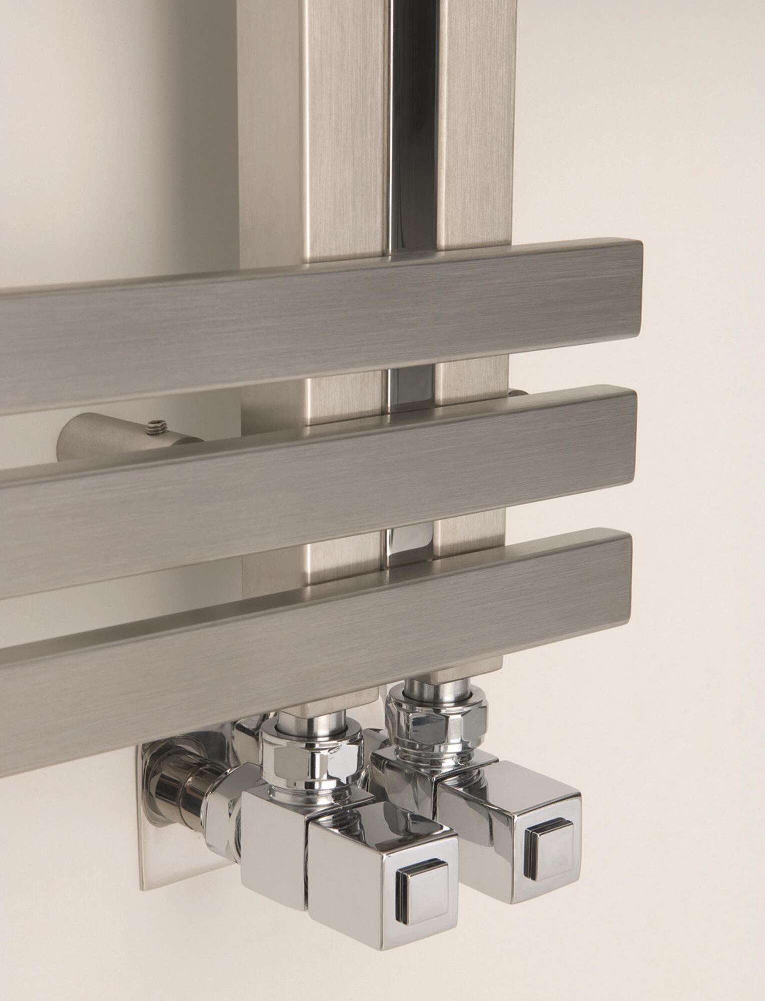 Полотенцесушитель Hammam TITAN Stainless steel  комбинированный; электрический или водяной Сталь  - Вид №27