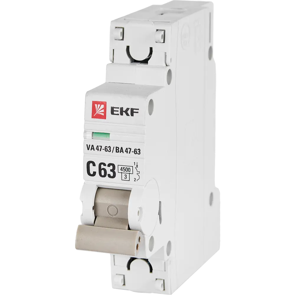 Автоматический выключатель EKF ВА47-63 для защиты электросетей 82421221 STLM-1106231
