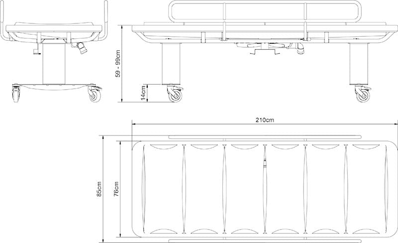 Носилки для душа Ropox MOBILIO ARCH-00046881 - Вид №5