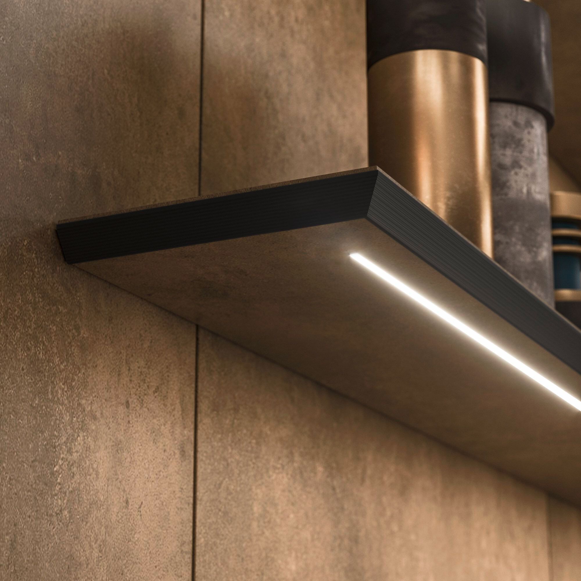 Алюминиевая полка со встроенным освещением Arrital Feeling Home ARCH-00115235 - Вид №1