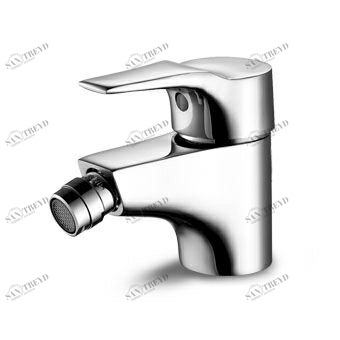 ZX9339 Смеситель для биде, однорычажный, с аэратором, гибкое подключение, без слива. Zucchetti Flat 