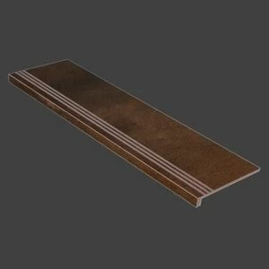 Граните Стоун Оксидо ступень коричневый матовая 1200x320