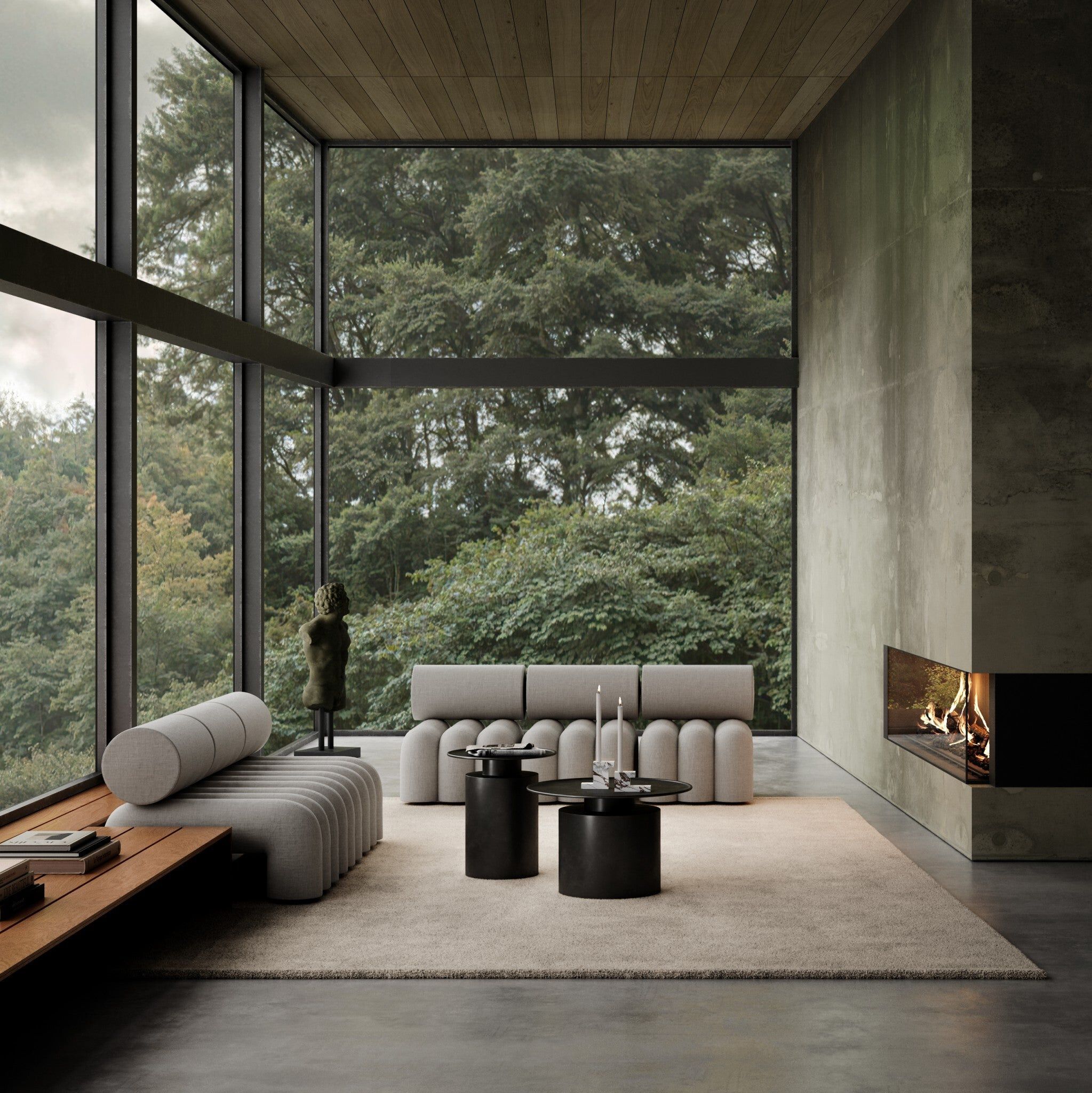 Круглый металлический журнальный столик 101 Copenhagen Pillar ARCH-00080023