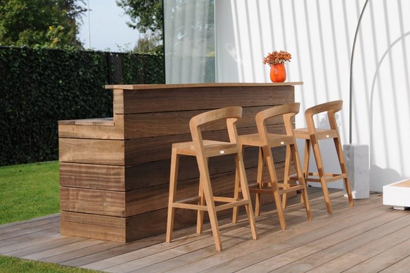 Wildspirit Садовый стул из тикового дерева со спинкой Play sun-id-1423738 - Вид №3