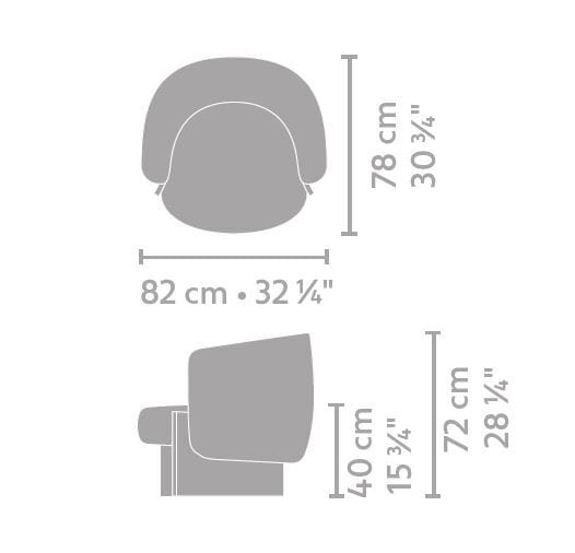 Тканевое кресло Linteloo Claude ARCH-00101862 - Вид №6