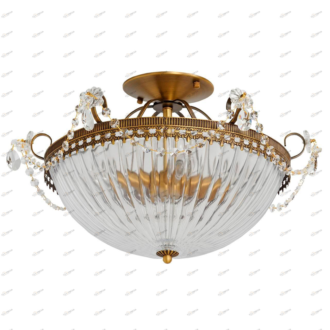 Потолочный светильник MW-Light Селена 482010204 MW-LIGHT ДИЗАЙНЕРСКИЕ, СЕЛЕНА 073472 Бронза;прозрачный 