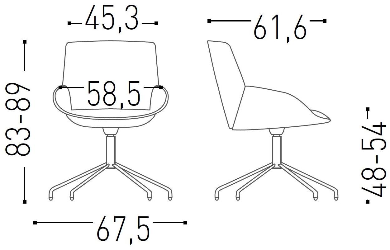 ACTIU Мягкое кожаное кресло Noom sun-id-1371669 - Вид №20