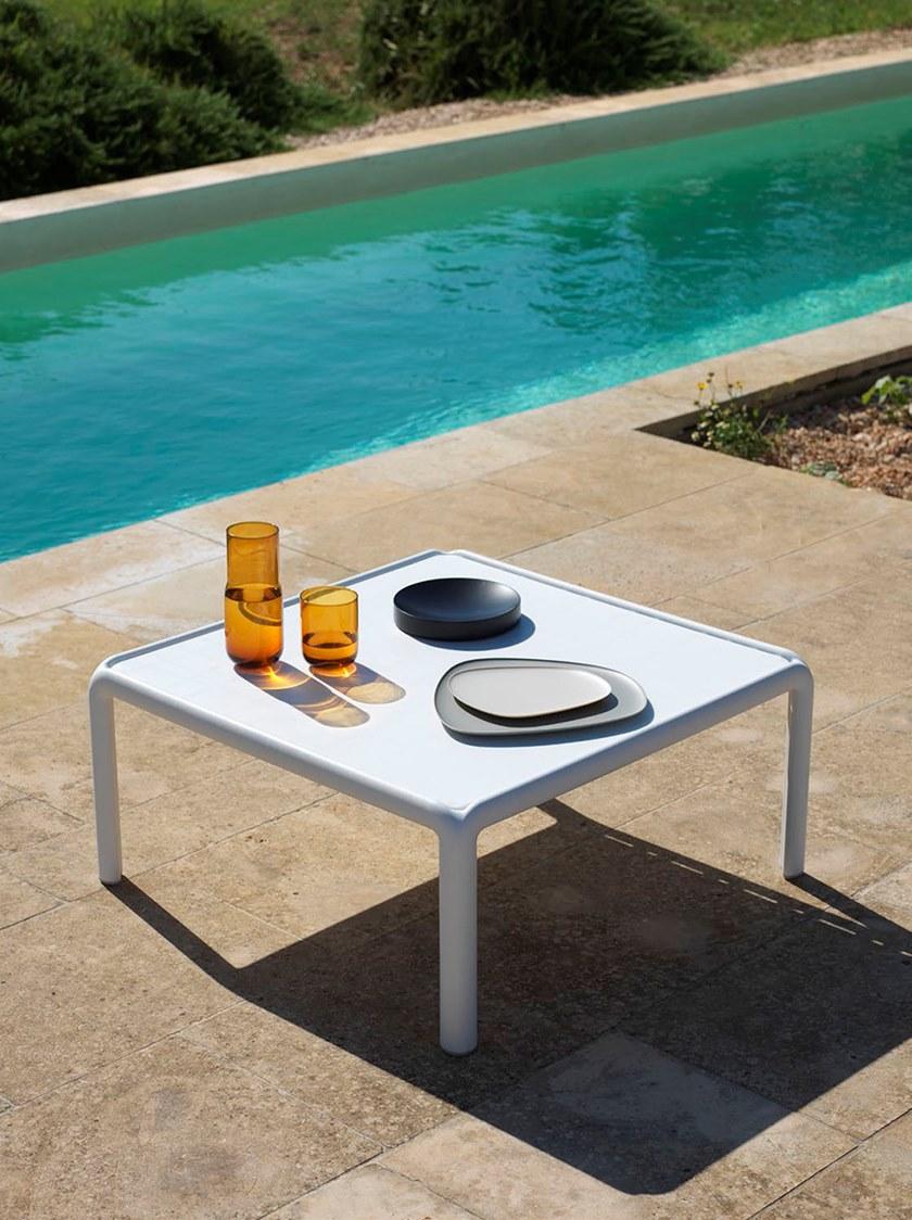Nardi Квадратный садовый журнальный столик из смолы Komodo sun-id-1484360 - Вид №7