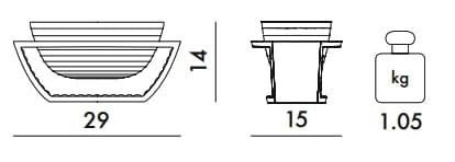 Ваза из ПММА Kartell U SHINE ARCH-00018237 - Вид №18