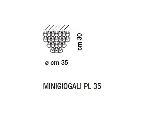 Vistosi Minigiogali PL 35 CR/TR потолочный 92096 - Вид №3