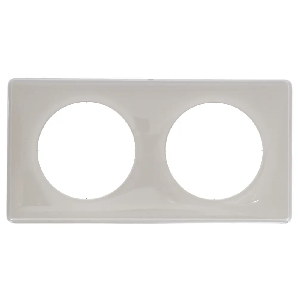 Рамка для розеток и выключателей Legrand Celiane 2 поста, цвет слоновая кость глянец STLM-2181060