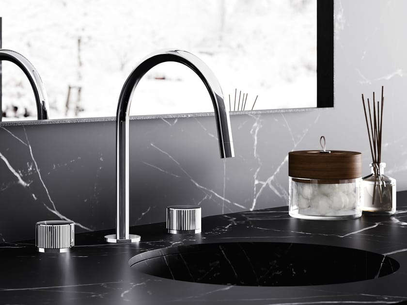 Смеситель для раковины с 3 отверстиями RUBINETTERIA PAFFONI Jo ARCH-00103980